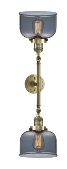 Franklin Restoration Two Light Bath Vanity in Antique Brass (405|208L-AB-G73)