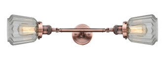Franklin Restoration LED Bath Vanity in Antique Copper (405|208L-AC-G142-LED)