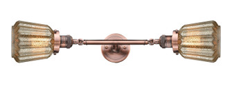Franklin Restoration LED Bath Vanity in Antique Copper (405|208L-AC-G146-LED)