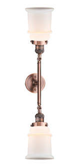 Franklin Restoration LED Bath Vanity in Antique Copper (405|208L-AC-G181-LED)