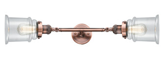 Franklin Restoration Two Light Bath Vanity in Antique Copper (405|208L-AC-G182)