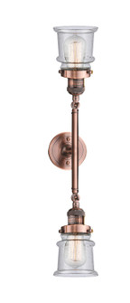 Franklin Restoration LED Bath Vanity in Antique Copper (405|208L-AC-G184S-LED)