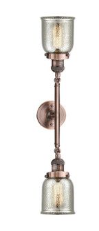 Franklin Restoration Two Light Bath Vanity in Antique Copper (405|208L-AC-G58)
