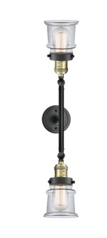 Franklin Restoration LED Bath Vanity in Black Antique Brass (405|208L-BAB-G182S-LED)