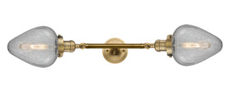 Franklin Restoration Two Light Bath Vanity in Brushed Brass (405|208L-BB-G165)
