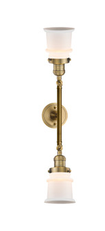 Franklin Restoration LED Bath Vanity in Brushed Brass (405|208L-BB-G181S-LED)