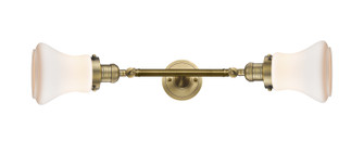 Franklin Restoration Two Light Bath Vanity in Brushed Brass (405|208L-BB-G191)
