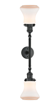 Franklin Restoration LED Bath Vanity in Matte Black (405|208L-BK-G191-LED)