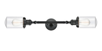 Franklin Restoration LED Bath Vanity in Matte Black (405|208L-BK-G312-LED)