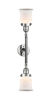 Franklin Restoration LED Bath Vanity in Polished Chrome (405|208L-PC-G181S-LED)