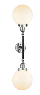 Franklin Restoration LED Bath Vanity in Polished Chrome (405|208L-PC-G201-8-LED)