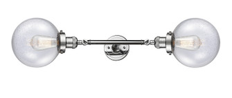 Franklin Restoration Two Light Bath Vanity in Polished Chrome (405|208L-PC-G204-8)