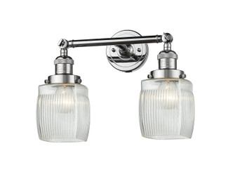 Franklin Restoration Two Light Bath Vanity in Polished Chrome (405|208L-PC-G302)