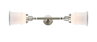 Franklin Restoration Two Light Bath Vanity in Brushed Satin Nickel (405|208L-SN-G181)