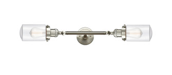 Franklin Restoration Two Light Bath Vanity in Brushed Satin Nickel (405|208L-SN-G312)