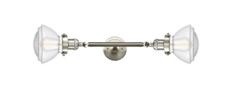 Franklin Restoration Two Light Bath Vanity in Brushed Satin Nickel (405|208L-SN-G322)