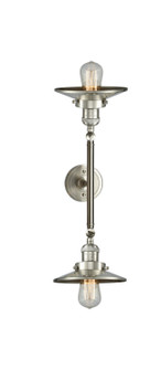 Franklin Restoration Two Light Bath Vanity in Brushed Satin Nickel (405|208L-SN-M2)