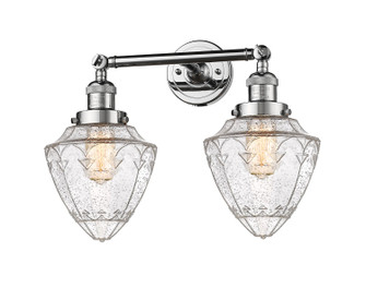 Franklin Restoration Two Light Bath Vanity in Polished Chrome (405|208-PC-G664-7)