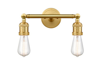 Franklin Restoration Two Light Bath Vanity in Satin Gold (405|208-SG)