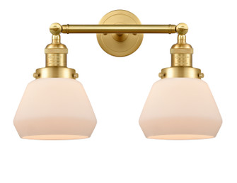 Franklin Restoration Two Light Bath Vanity in Satin Gold (405|208-SG-G171)
