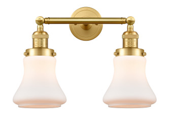 Franklin Restoration Two Light Bath Vanity in Satin Gold (405|208-SG-G191)