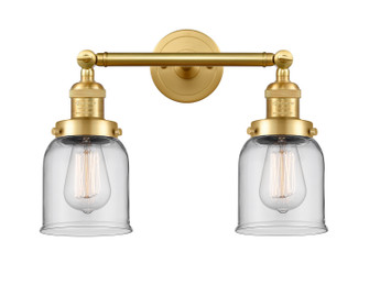 Franklin Restoration Two Light Bath Vanity in Satin Gold (405|208-SG-G52)