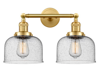 Franklin Restoration Two Light Bath Vanity in Satin Gold (405|208-SG-G74)