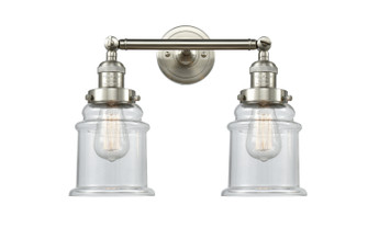 Franklin Restoration Two Light Bath Vanity in Brushed Satin Nickel (405|208-SN-G182)
