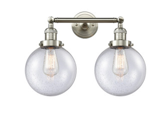 Franklin Restoration LED Bath Vanity in Brushed Satin Nickel (405|208-SN-G204-8-LED)