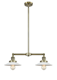 Franklin Restoration LED Island Pendant in Antique Brass (405|209-AB-G1-LED)