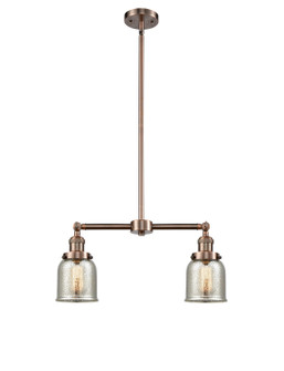 Franklin Restoration Two Light Island Pendant in Antique Copper (405|209-AC-G58)