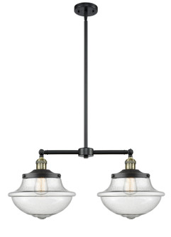 Franklin Restoration LED Island Pendant in Black Antique Brass (405|209-BAB-G544-LED)