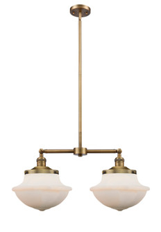 Franklin Restoration LED Island Pendant in Brushed Brass (405|209-BB-G541-LED)