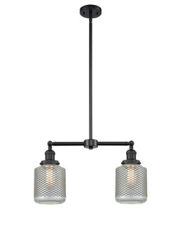 Franklin Restoration LED Island Pendant in Matte Black (405|209-BK-G262-LED)