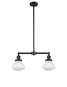 Franklin Restoration LED Island Pendant in Matte Black (405|209-BK-G322-LED)