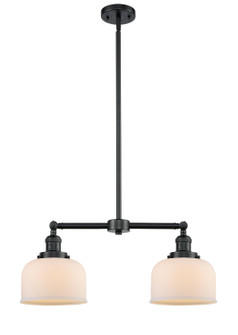 Franklin Restoration Two Light Island Pendant in Oil Rubbed Bronze (405|209-OB-G71)