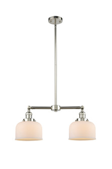 Franklin Restoration Two Light Island Pendant in Polished Nickel (405|209-PN-G71)