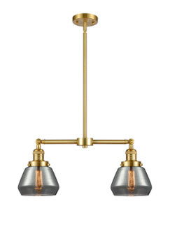 Franklin Restoration LED Island Pendant in Satin Gold (405|209-SG-G173-LED)