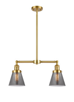 Franklin Restoration LED Island Pendant in Satin Gold (405|209-SG-G63-LED)