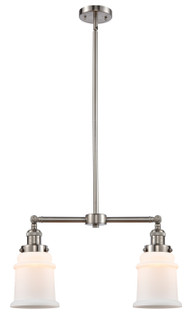 Franklin Restoration LED Island Pendant in Brushed Satin Nickel (405|209-SN-G181-LED)