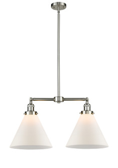 Franklin Restoration LED Island Pendant in Brushed Satin Nickel (405|209-SN-G41-L-LED)