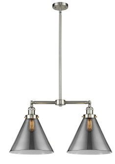 Franklin Restoration LED Island Pendant in Brushed Satin Nickel (405|209-SN-G43-L-LED)