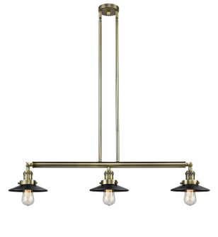 Franklin Restoration LED Island Pendant in Antique Brass (405|213-AB-M6-LED)