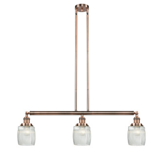 Franklin Restoration LED Island Pendant in Antique Copper (405|213-AC-G302-LED)