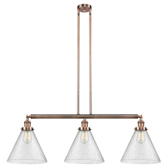 Franklin Restoration LED Island Pendant in Antique Copper (405|213-AC-G44-L)
