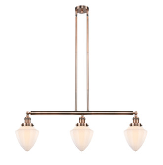 Franklin Restoration LED Island Pendant in Antique Copper (405|213-AC-G661-7-LED)