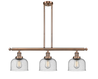 Franklin Restoration Three Light Island Pendant in Antique Copper (405|213-AC-G74)