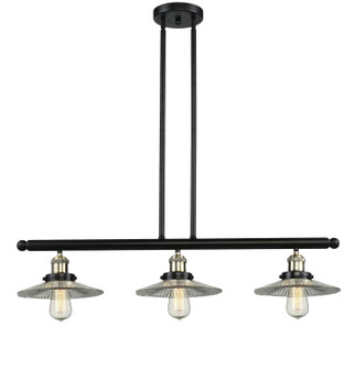 Franklin Restoration Three Light Island Pendant in Black Antique Brass (405|213-BAB-G2)