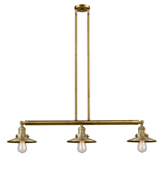 Franklin Restoration LED Island Pendant in Brushed Brass (405|213-BB-M4-LED)
