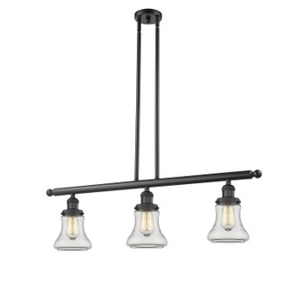 Franklin Restoration LED Island Pendant in Matte Black (405|213-BK-G192-LED)